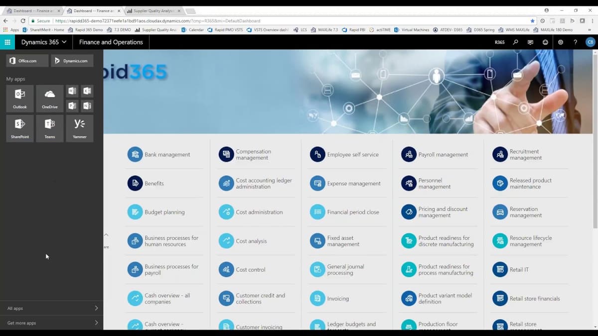 Microsoft Dynamics 365 Finance and Operations