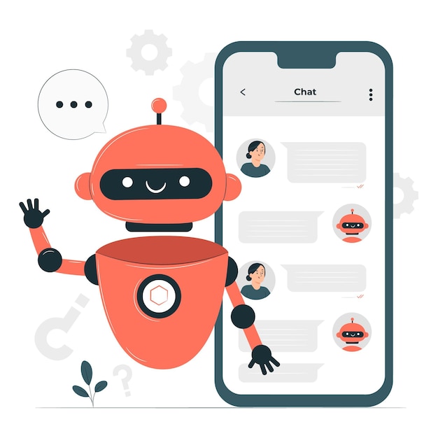 chat bot concept illustration 114360 5522 Chatbot Vatsin Technology Solutions