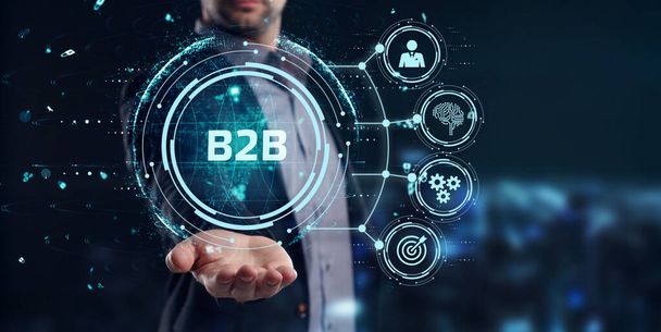 B2B Integration 2 stock photo business technology internet network concept b2b business company commerce technology B2B Integration Vatsin Technology Solutions